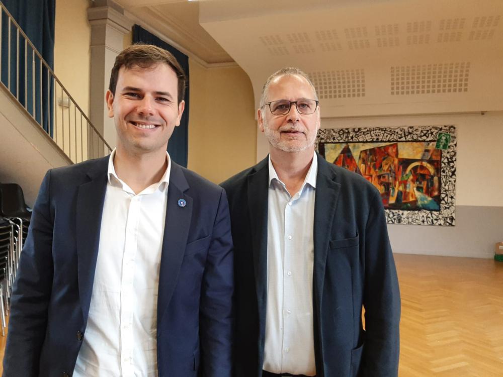 Alexandre Sabatou, député et Denis Jacob